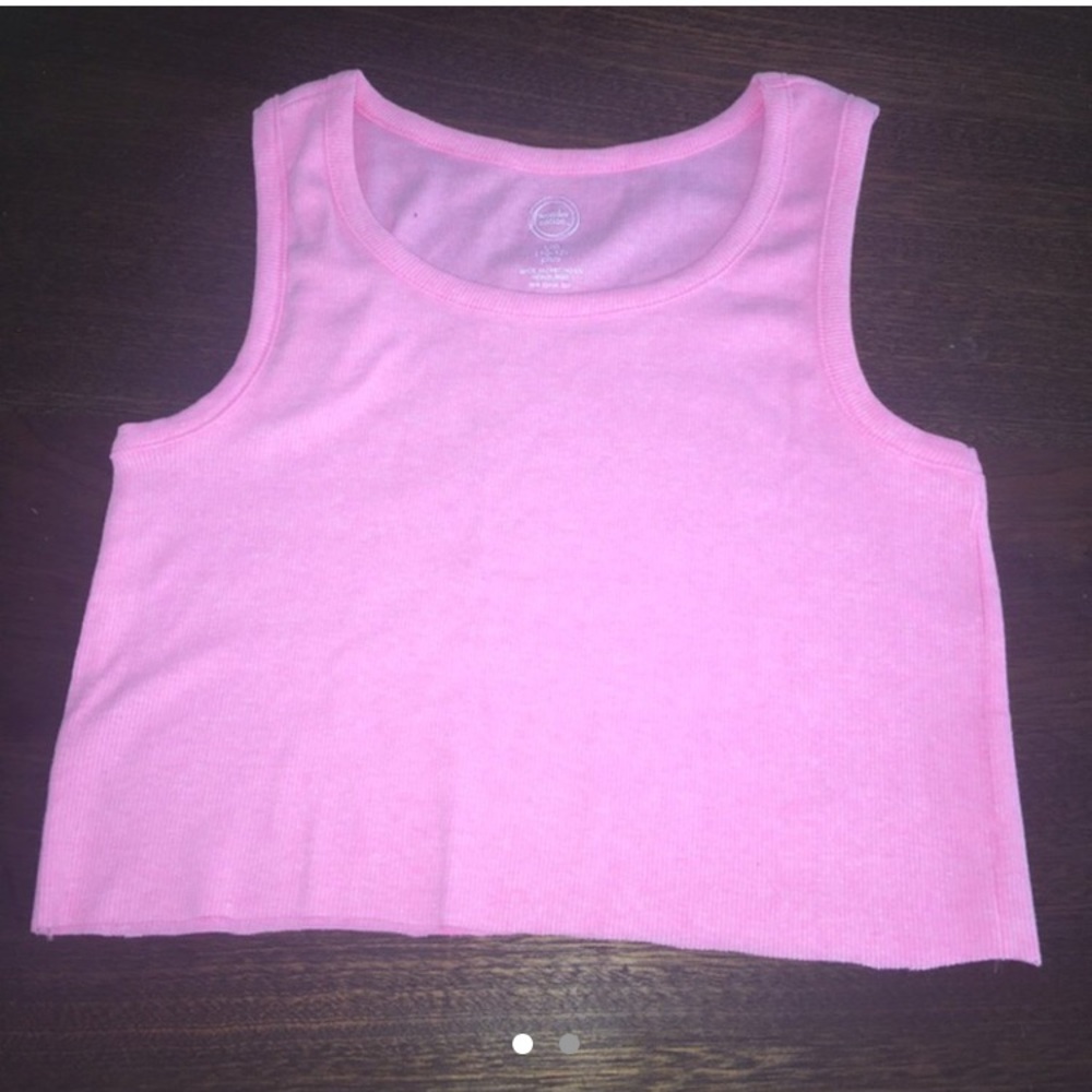 Pink crop top